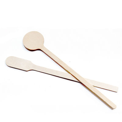 Custom FSC Individually Packed Wooden Coffee Sticks For Coffee 15cm